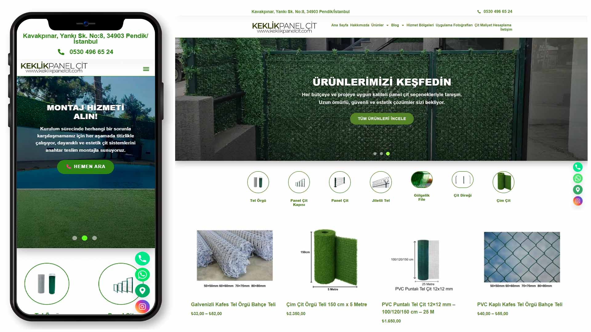 Keklik Panel Çit Görsel