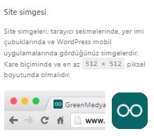 wordpress özelleştir kullanılarak favicon ekleme nasıl yapılır